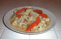 Vegetarian Cauliflower with Carrots