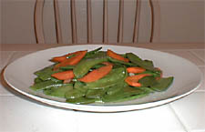 Snow Peas with Carrots