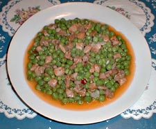 Pork with Peas