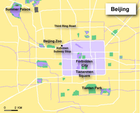 map of Beijing